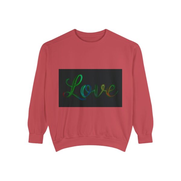 Sweatshirt Unisex with our inspirational  "Love" 'light in darkness' Design!! Faith Apparel Gospel Fashion Jumper, Pullover - Image 10