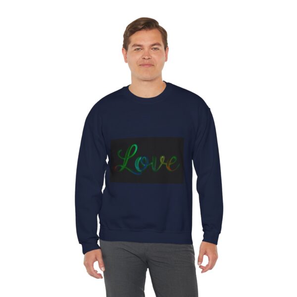 Crewneck Sweatshirt-with our inspirational "Love" 'light in darkness' Design!! Vintage Inspired Faith Apparel, Gospel Fashion Unisex Heavy - Image 18