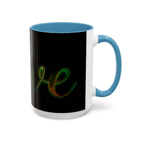 Our inspirational "Love" 'light in darkness' Ceramic Accent Coffee Mug Design is Perfect for Wedding Gifts, Inspirational Decor - Image 38