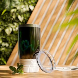 Our inspirational "Love" 'light in darkness' Design Tumbler | 20oz Inspirational Travel Mug, Motivational Drinkware, Perfect for Gifting