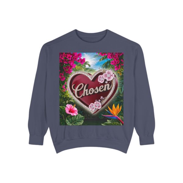 Sweatshirt Unisex Inspirational-with our "Chosen" 'Solid Red Heart' Design! Christian Uplifting Faith-Based Apparel Gospel Philippians 4:8 - Image 25