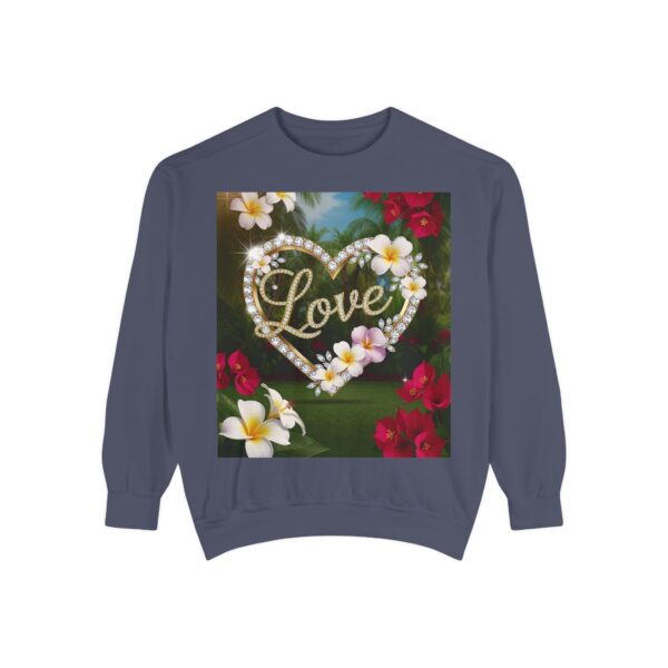 Sweatshirt Unisex Inspirational-With Our Beautiful "Love" 'Diamond Ring Heart' Faith Gospel Apparel Unisex Jumper, Religious Gift, Comfort Wear Philippians 4:8 - Image 36