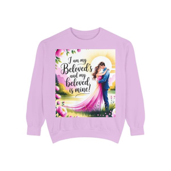 Sweatshirt Unisex with our inspirational "I am my Beloved's" from Song of Solomon design! Faith Apparel Gospel Fashion Jumper, Pullover - Image 38