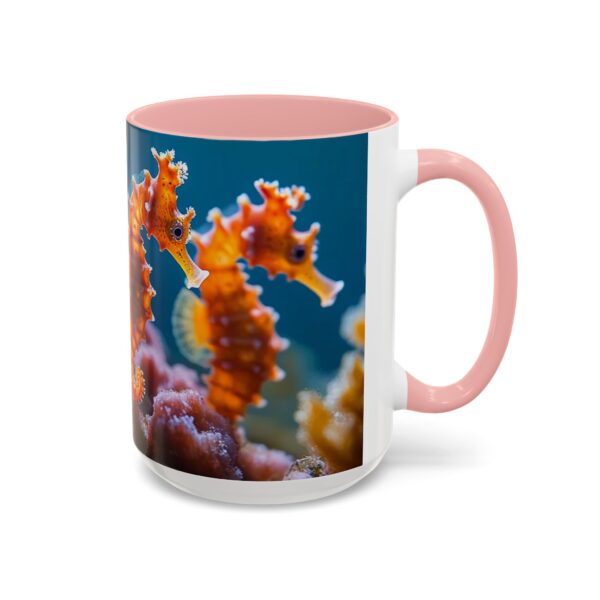 Our 'Seahorses' design Accent Coffee Mug, Perfect for Wedding Gifts, Inspirational Decor Beauty of God's Creation Tea Ceramic - Image 26
