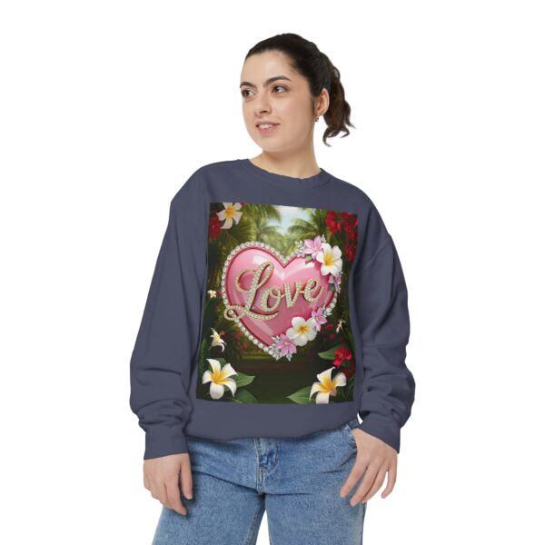 Sweatshirt Unisex with our Inspirational "Love" 'Solid Pink Heart' Design! Faith Apparel Gospel Fashion Jumper, Pullover - Image 34