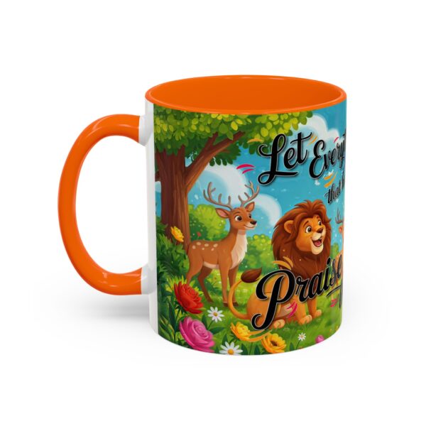 Our inspirational "Let Everything that has Breath Praise the Lord!" Ceramic Accent Coffee Mug Design is Perfect for Wedding Gifts, Inspirational Decor - Image 43