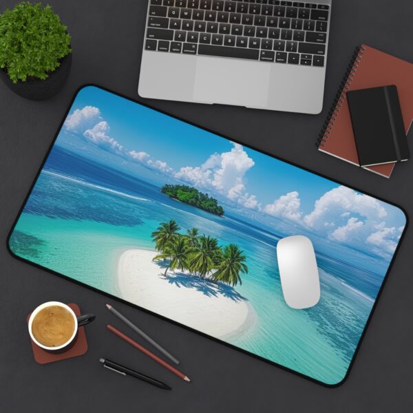 Inspirational Desk Mat 'Little Island' - Mouse Pad, Office Decor Desk Accessory, Gaming Pad, Computer Mat, Non-Slip - Image 8