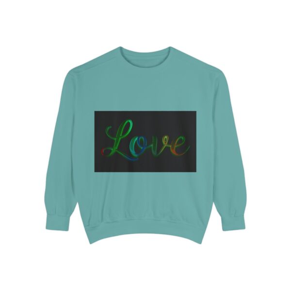 Sweatshirt Unisex with our inspirational  "Love" 'light in darkness' Design!! Faith Apparel Gospel Fashion Jumper, Pullover - Image 22