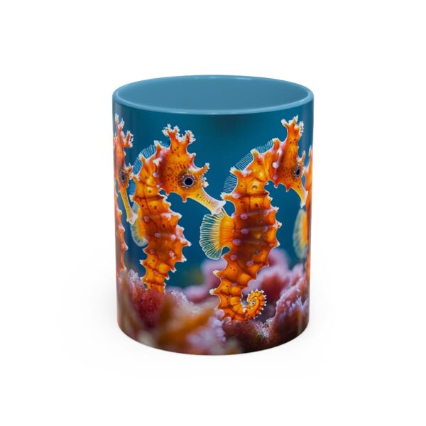 Our 'Seahorses' design Accent Coffee Mug, Perfect for Wedding Gifts, Inspirational Decor Beauty of God's Creation Tea Ceramic - Image 33