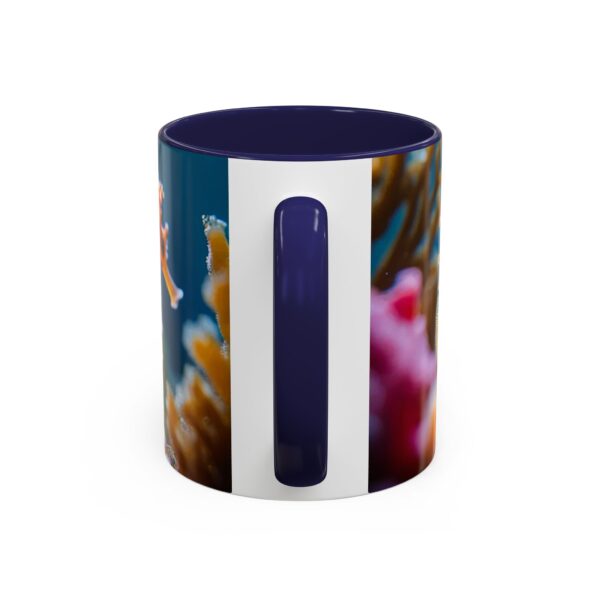 Our 'Seahorses' design Accent Coffee Mug, Perfect for Wedding Gifts, Inspirational Decor Beauty of God's Creation Tea Ceramic - Image 8