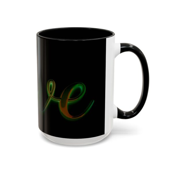 Our inspirational "Love" 'light in darkness' Ceramic Accent Coffee Mug Design is Perfect for Wedding Gifts, Inspirational Decor - Image 18