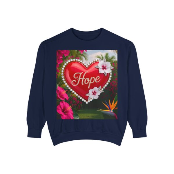 Sweatshirt Unisex Inspirational-With Our Beautiful "Hope" 'Solid Red Heart' Design- Faith Apparel Unisex Jumper Religious Gift, Comfort Wear, Gospel Fashion - Image 29