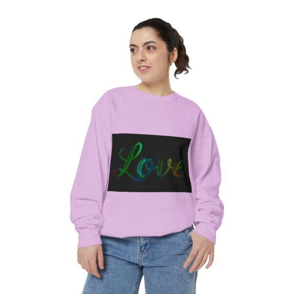 Sweatshirt Unisex with our inspirational  "Love" 'light in darkness' Design!! Faith Apparel Gospel Fashion Jumper, Pullover - Image 39