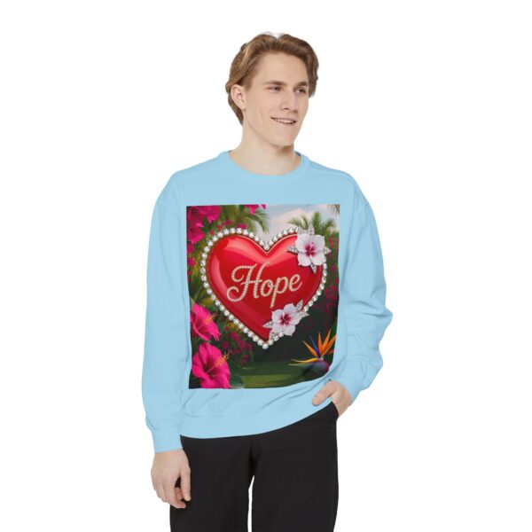 Sweatshirt Unisex Inspirational-With Our Beautiful "Hope" 'Solid Red Heart' Design- Faith Apparel Unisex Jumper Religious Gift, Comfort Wear, Gospel Fashion - Image 20