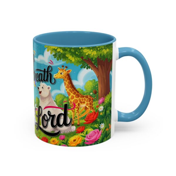 Our inspirational "Let Everything that has Breath Praise the Lord!" Ceramic Accent Coffee Mug Design is Perfect for Wedding Gifts, Inspirational Decor - Image 34