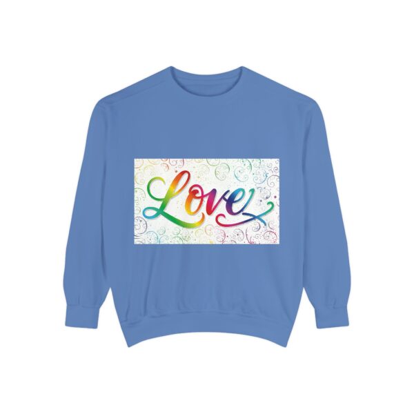 Sweatshirt Unisex our inspirational "Love" 'spirals' design. Faith Apparel Gospel Fashion Jumper, Pullover - Image 30