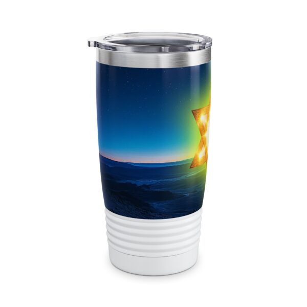 Our 'Star of David over Israel' Tumbler | 20oz Inspirational Travel Mug, Motivational Drinkware, Perfect for Gifting - Image 2