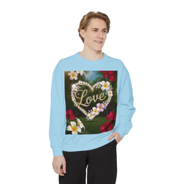 Sweatshirt Unisex Inspirational-With Our Beautiful "Love" 'Diamond Ring Heart' Faith Gospel Apparel Unisex Jumper, Religious Gift, Comfort Wear Philippians 4:8 - Image 28