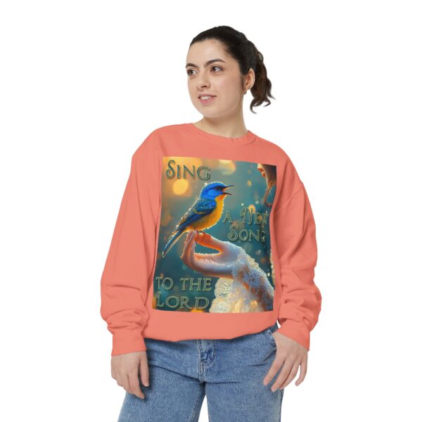 Sweatshirt Unisex Inspirational our 'Song Bird' "Sing a New Song" design! Christian Apparel, Faith-Based Comfort, Jumper, Gift for Believers - Image 6