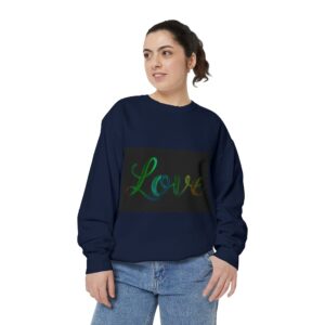 Sweatshirt Unisex with our inspirational  "Love" 'light in darkness' Design!! Faith Apparel Gospel Fashion Jumper, Pullover