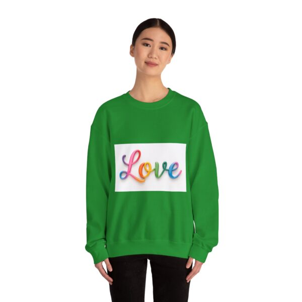Crewneck Sweatshirt-with our inspirational "Love" Design!! Vintage Inspired Faith Apparel, Gospel Fashion Unisex Heavy - Image 16