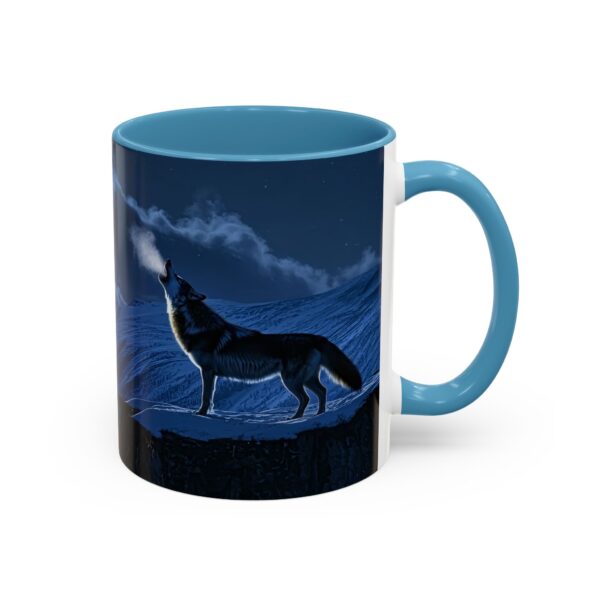 Our inspirational 'Wolf Moon' Ceramic Accent Coffee Mug Design is Perfect for Wedding Gifts, Inspirational Decor - Image 34