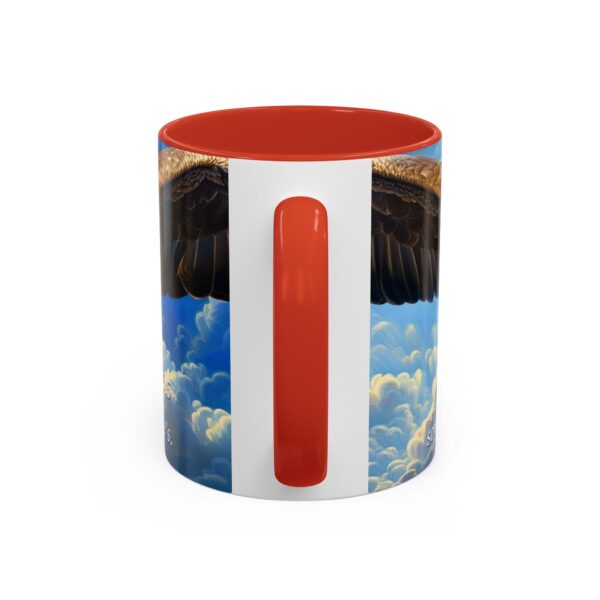Our inspirational 'Soaring Eagle' and Psalm 103:5 'your youth is renewed like the eagles' design Ceramic Accent Coffee Mug Design is Perfect for Wedding Gifts, Inspirational Decor - Image 16
