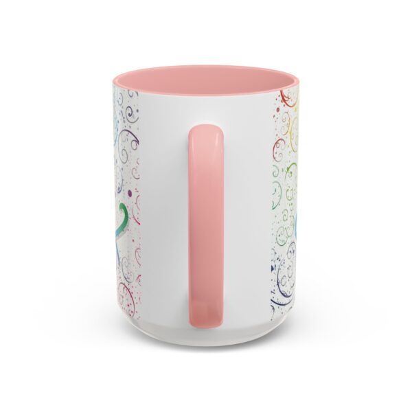 Our inspirational "Love" 'spirals' Ceramic Accent Coffee Mug Design is Perfect for Wedding Gifts, Inspirational Decor - Image 28