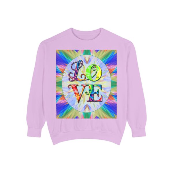Sweatshirt Unisex with our inspirational  "Love" 'kaleidoscope' Design!! Faith Apparel Gospel Fashion Jumper, Pullover - Image 38