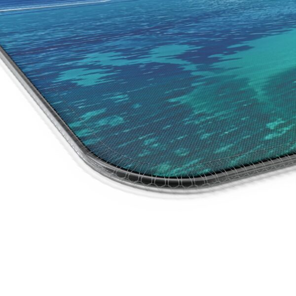 LED + wireless Charging Mouse Pad, Desk Mat, "Little Island" Design, Tech Gift, Home Office Essentials Inspirational - Image 7