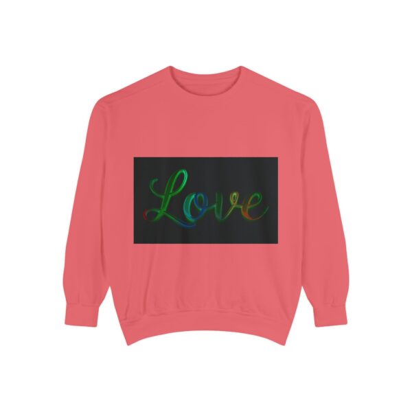 Sweatshirt Unisex with our inspirational  "Love" 'light in darkness' Design!! Faith Apparel Gospel Fashion Jumper, Pullover - Image 40