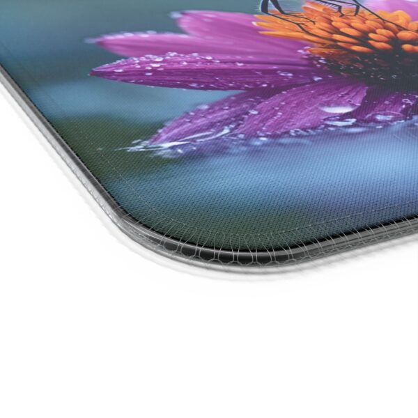 LED + Wireless Charger Gaming Mouse Pad with 'Dragonflies Three' Design, Gaming Desk Accessory, Tech Gift, Home Office Gamer Essentials - Image 2