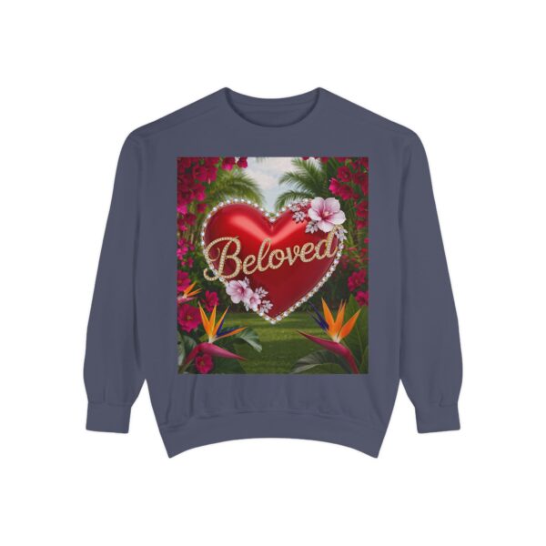 Sweatshirt Unisex Inspirational-Our "Beloved" 'Solid Red Heart' design! Christian Virtues Uplifting Faith-Based Apparel Gospel Comfort - Image 27