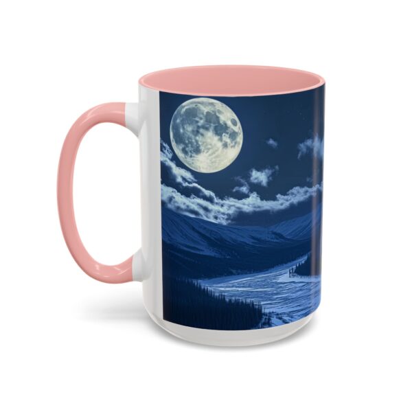 Our inspirational 'Wolf Moon' Ceramic Accent Coffee Mug Design is Perfect for Wedding Gifts, Inspirational Decor - Image 27