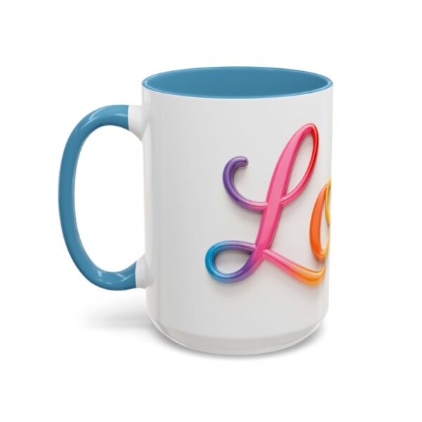 Our inspirational "Love" Ceramic Accent Coffee Mug Design is Perfect for Wedding Gifts, Inspirational Decor - Image 39