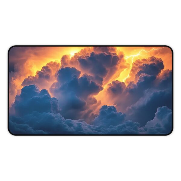 Inspirational Desk Mat 'Storm Light' - Mouse Pad, Office Decor Desk Accessory, Gaming Pad, Computer Mat, Non-Slip, Beauty of Nature - Image 4