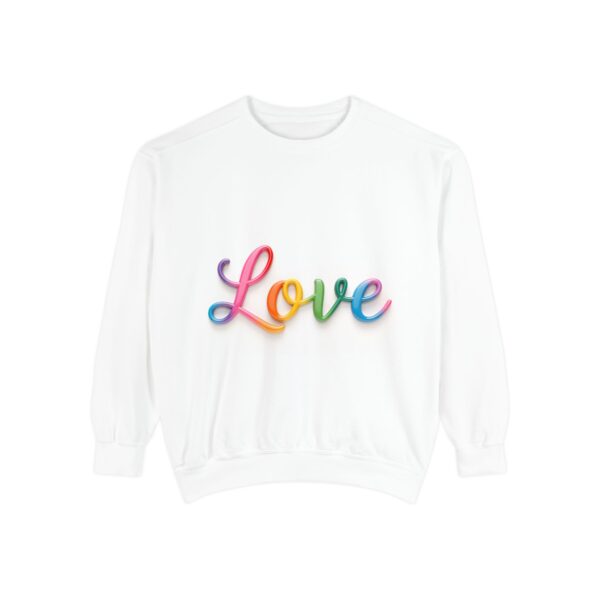 Sweatshirt Unisex with our inspirational  "Love" Design!! Faith Apparel Gospel Fashion Jumper, Pullover - Image 11