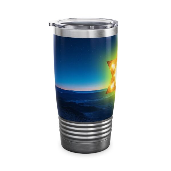 Our 'Star of David over Israel' Tumbler | 20oz Inspirational Travel Mug, Motivational Drinkware, Perfect for Gifting - Image 8