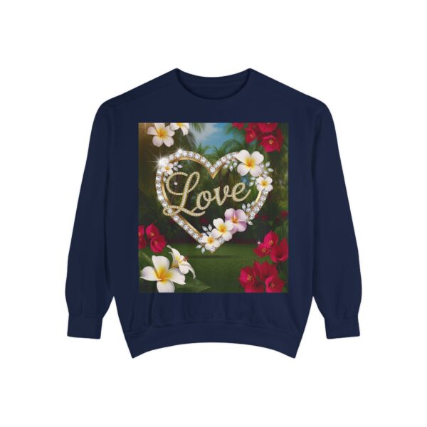 Sweatshirt Unisex Inspirational-With Our Beautiful "Love" 'Diamond Ring Heart' Faith Gospel Apparel Unisex Jumper, Religious Gift, Comfort Wear Philippians 4:8 - Image 39
