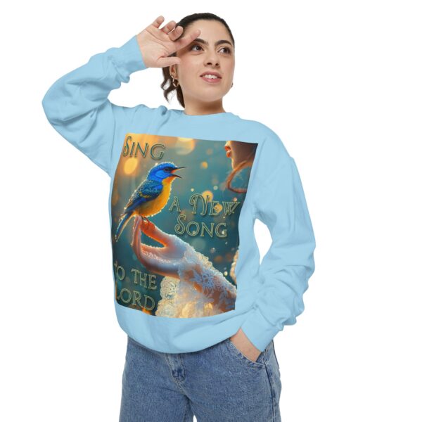 Sweatshirt Unisex Inspirational our 'Song Bird' "Sing a New Song" design! Christian Apparel, Faith-Based Comfort, Jumper, Gift for Believers - Image 18