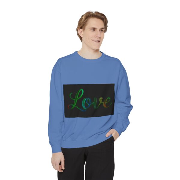 Sweatshirt Unisex with our inspirational  "Love" 'light in darkness' Design!! Faith Apparel Gospel Fashion Jumper, Pullover - Image 34