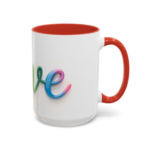 Our inspirational "Love" Ceramic Accent Coffee Mug Design is Perfect for Wedding Gifts, Inspirational Decor - Image 30