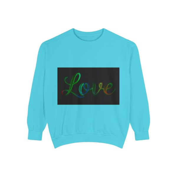 Sweatshirt Unisex with our inspirational  "Love" 'light in darkness' Design!! Faith Apparel Gospel Fashion Jumper, Pullover - Image 28