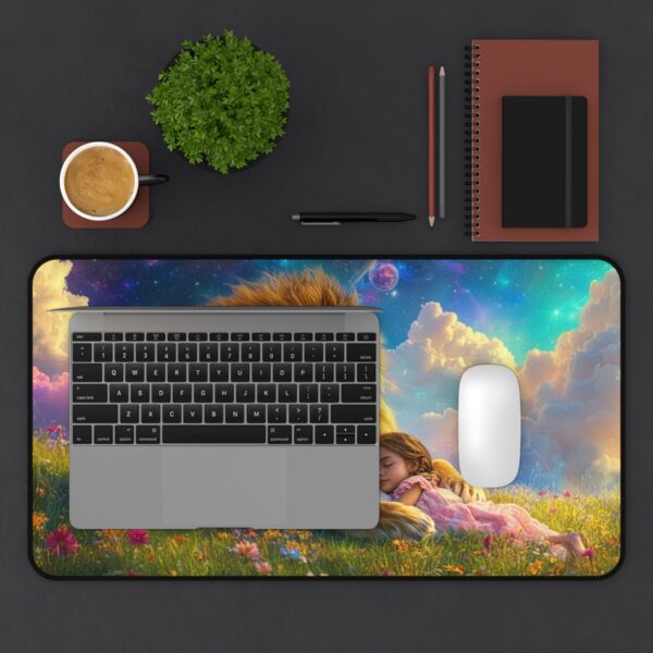 Inspirational Desk Mat 'Beth at Rest' - Mouse Pad, Office Decor Desk Accessory, Gaming Pad, Computer Mat, Non-Slip - Image 5