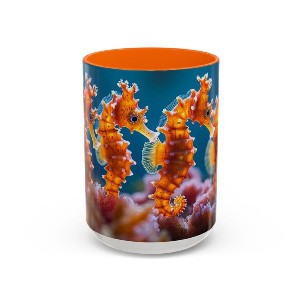 Our 'Seahorses' design Accent Coffee Mug, Perfect for Wedding Gifts, Inspirational Decor Beauty of God's Creation Tea Ceramic - Image 53