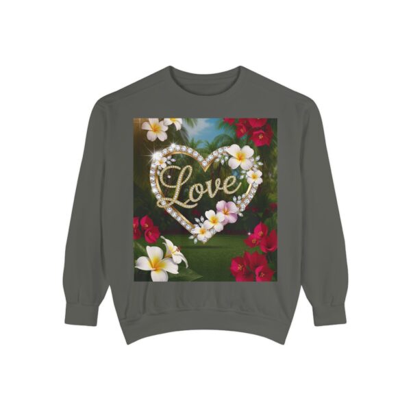 Sweatshirt Unisex Inspirational-With Our Beautiful "Love" 'Diamond Ring Heart' Faith Gospel Apparel Unisex Jumper, Religious Gift, Comfort Wear Philippians 4:8 - Image 12
