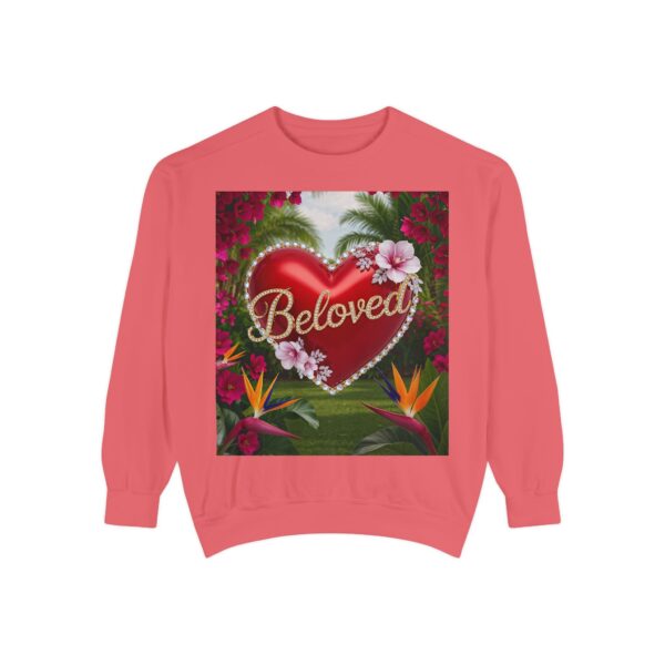 Sweatshirt Unisex Inspirational-Our "Beloved" 'Solid Red Heart' design! Christian Virtues Uplifting Faith-Based Apparel Gospel Comfort - Image 33