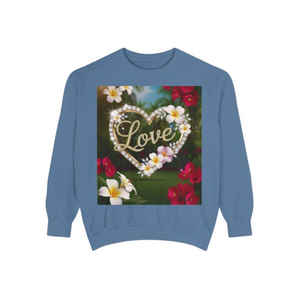 Sweatshirt Unisex Inspirational-With Our Beautiful "Love" 'Diamond Ring Heart' Faith Gospel Apparel Unisex Jumper, Religious Gift, Comfort Wear Philippians 4:8 - Image 33