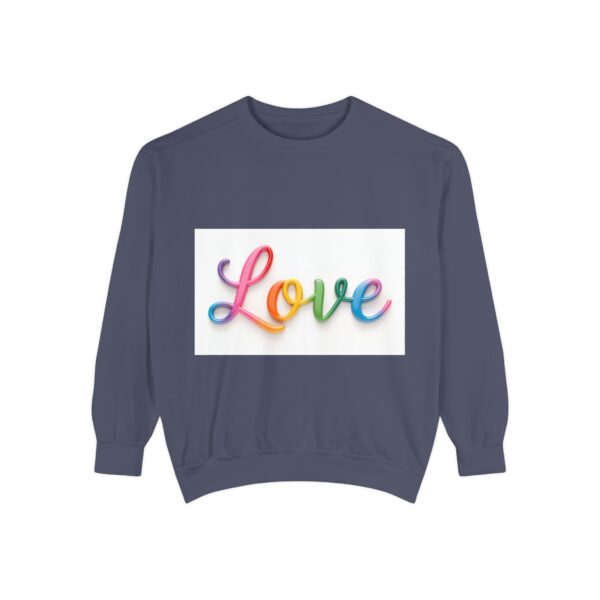 Sweatshirt Unisex with our inspirational  "Love" Design!! Faith Apparel Gospel Fashion Jumper, Pullover - Image 33
