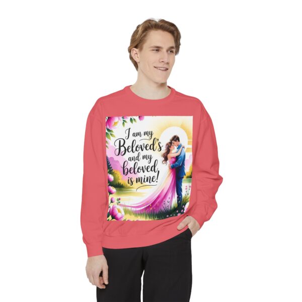 Sweatshirt Unisex with our inspirational "I am my Beloved's" from Song of Solomon design! Faith Apparel Gospel Fashion Jumper, Pullover - Image 42